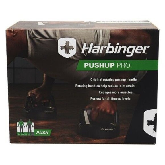Brand New Harbinger Push Up Pro Fitness Trainer Rotating Handles Workout - Picture 2 of 11